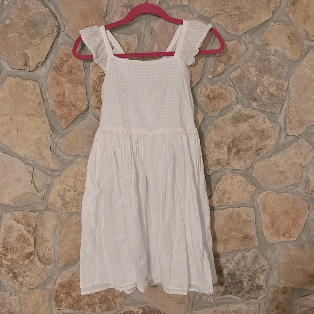 Cat & Jack White Crossback Dress